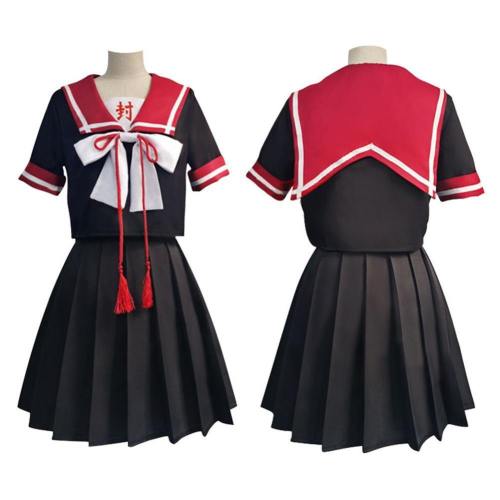Toilet-Bound Hanako-Kun Yugi Tsukasa Jk Uniform Skirt Outfits Halloween Carnival Suit Cosplay Costume