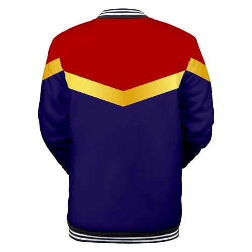 Captain Marvel Jacket - Carol Danvers Baseball Jacket