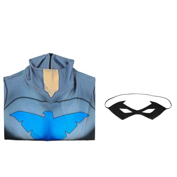 Nightwing Son Of Batman Jumpsuit Cosplay Costume -