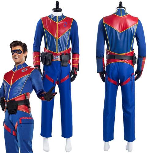 Henry Danger Captain Man Outfits Halloween Carnival Suit Cosplay Costume