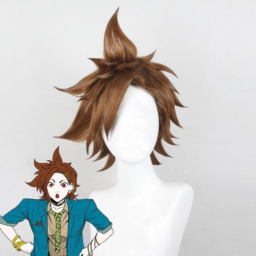 Your Turn To Die Joe Tazuna Brown Cosplay Wig