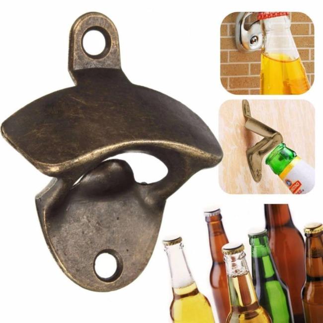 Vintage Bronze Wall Bottle Opener