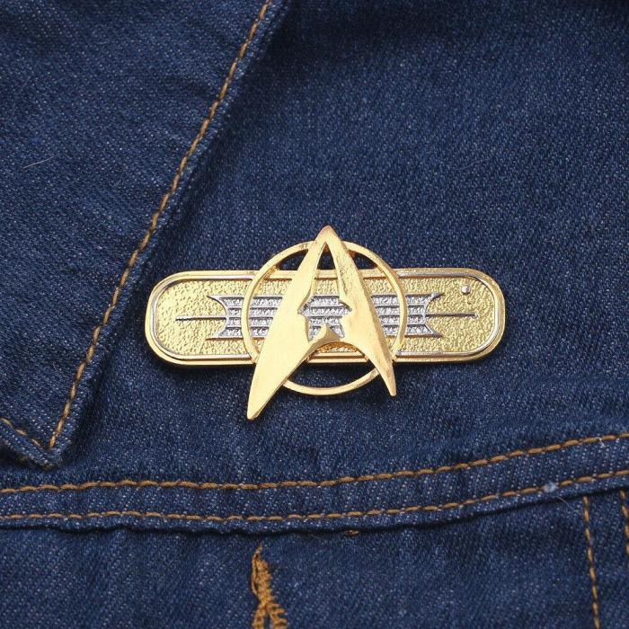 Star Trek The Original Series Tos Captain Kirk Starfleet Pin Brooch Badge