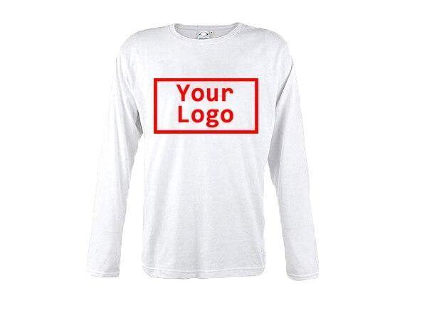 Men And Women Custom Logo Long Sleeve Plus Size Shirt