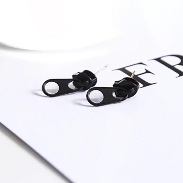 Punk Style Black Statement Earrings Collection