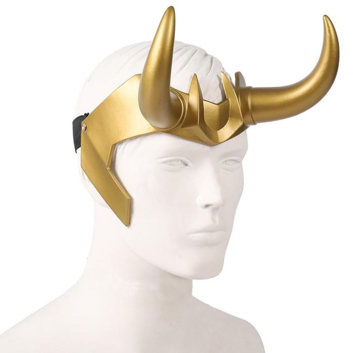 Loki Tv Loki Pvc Headwear Headband Helmet Halloween Party Costume Props Cosplay Accessories