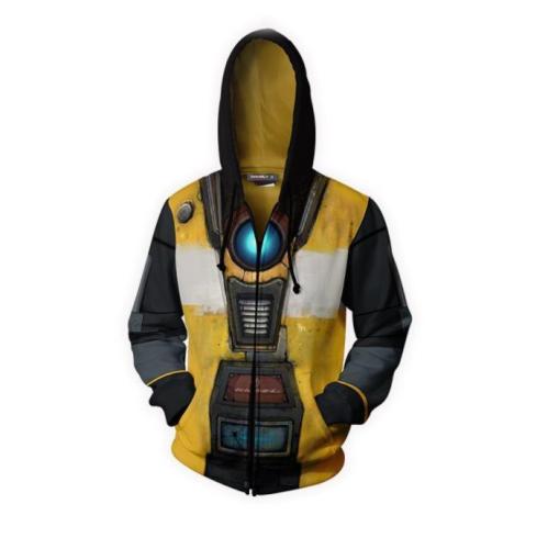 Borderlands Style 4 Game Unisex 3D Printed Hoodie Sweatshirt Jacket With Zipper