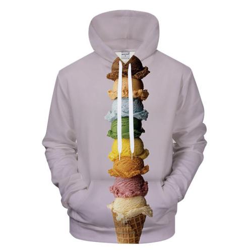 Tall Ice Cream Cone 3D - Sweatshirt, Hoodie, Pullover