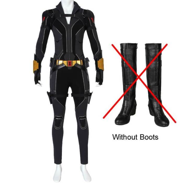 Black Widow  Natasha Romanoff  Battle Cosplay Costume Outfit