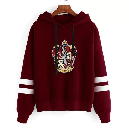 Harry Potter Gryffindor School Of Witchcraft Badge Cosplay Hoodie Halloween Costume