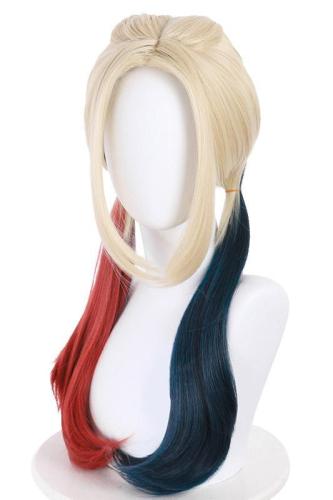 Suicide Squad 2 Harley Quinn Heat Resistant Synthetic Hair Carnival Halloween Party Props Cosplay Wig