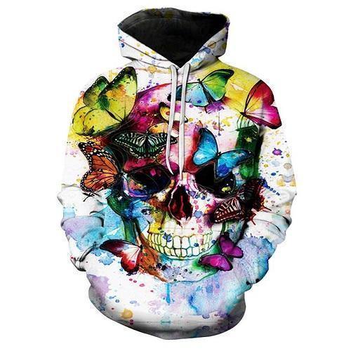 Skull Variety 3D Sweatshirt Hoodie Pullover