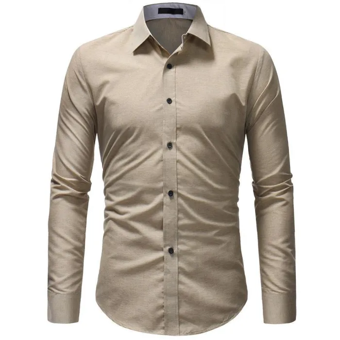 Fashion Slim Dress Shirts For Men