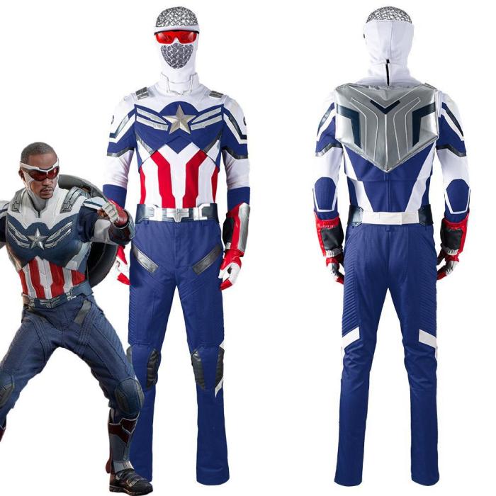 The Falcon And The Winter Soldier -The Falcon Outfits Halloween Carnival Suit Cosplay Costume
