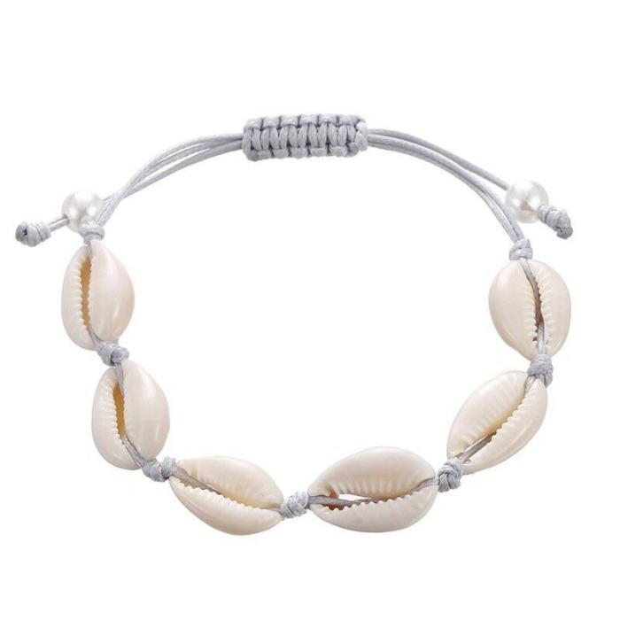 Adjustable Beach Sea Shell Anklet Bracelets
