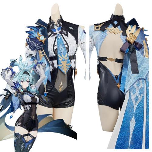 Game Genshin Impact Eula Outfits Halloween Carnival Suit Cosplay Costume