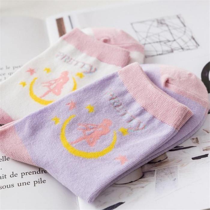 Pretty Usagi Socks (Two Pairs)