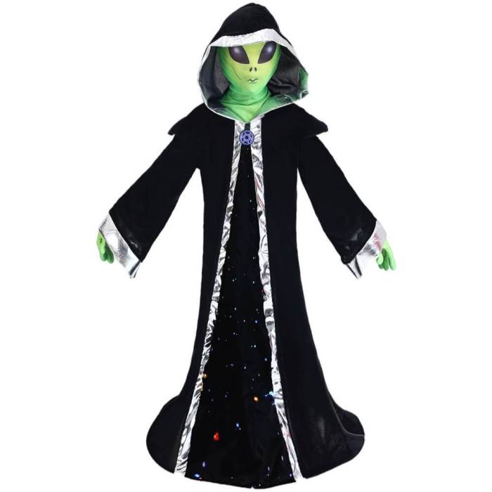 Kids Alien Lord Senior Civilized Visitor Uniform Cosplay Costume