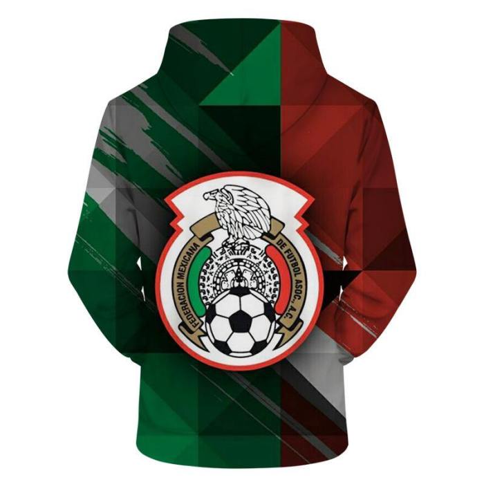 Mexico Soccer Fan 3D - Sweatshirt, Hoodie, Pullover