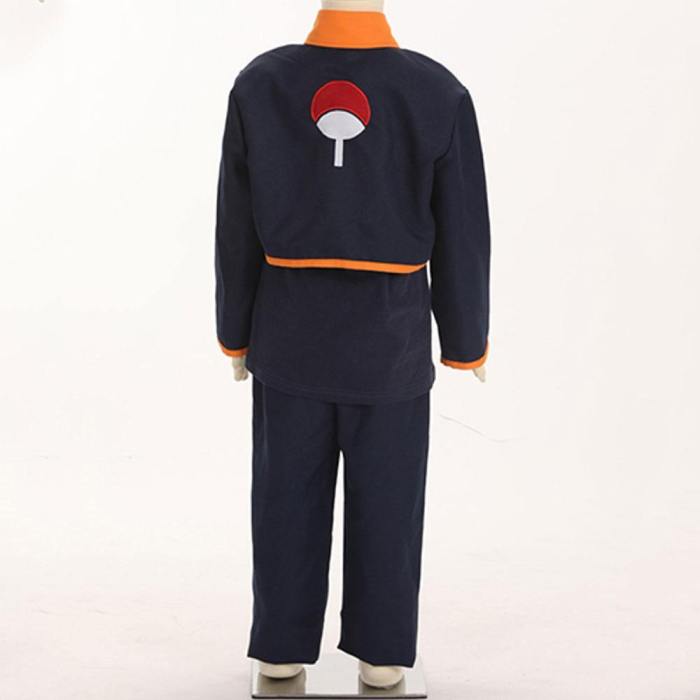 Child Size Kids Size Young Uchiha Obito From Naruto Halloween Cosplay Costume