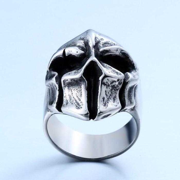 Skeleton King Steel Ring