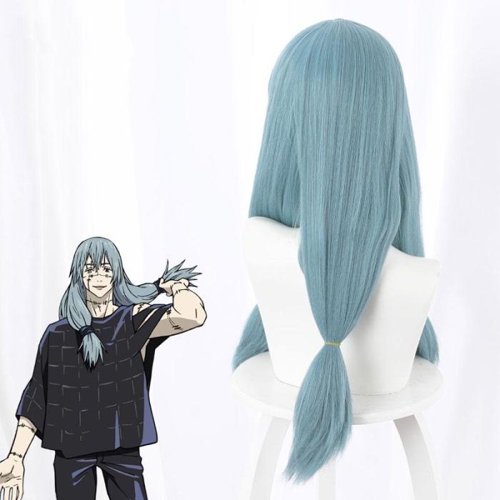 Jujutsu Kaisen Sorcery Fight Mahito Blue Cosplay Wig