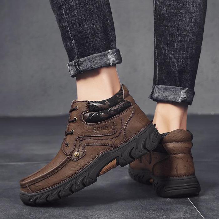 Leather Wear Resistant Non Slip Shoes