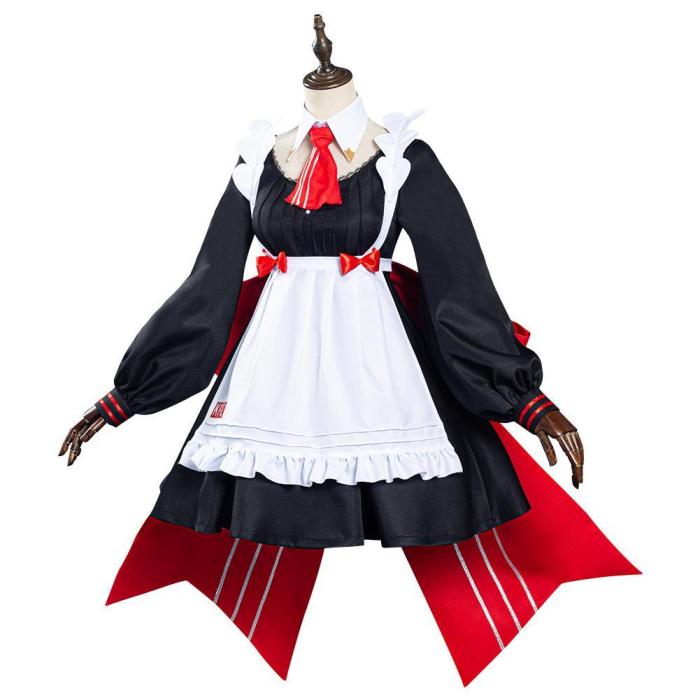 Anime Genshin Impact X Kfc Noelle Maid Dress Halloween Carnival Suit Cosplay Costume