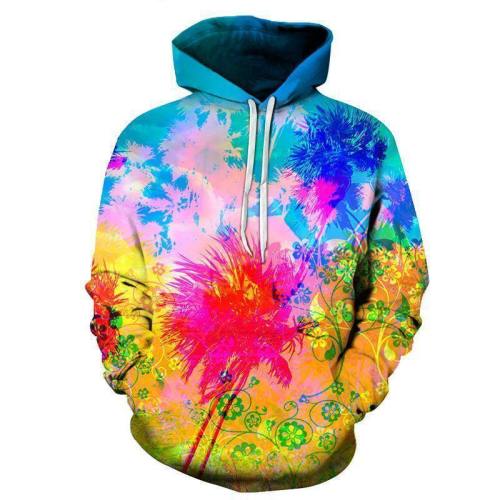 Reggae Trees 3D Sweatshirt Hoodie Pullover