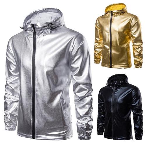 Europe And The Us Fashion Slim Sports Hooded Men'S Jacket