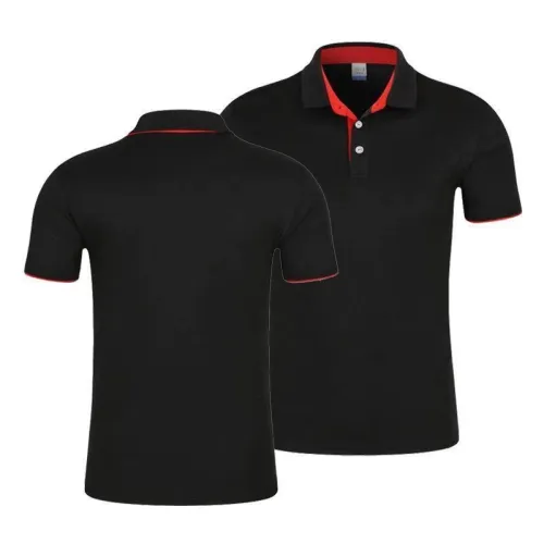 Men'S Breathable Multicolor Casual Cotton Polo Tops