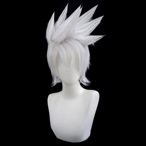 Kakashi Hatake From Naruto Halloween Silver White Cosplay Wig