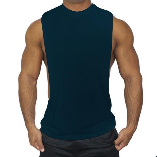 Men'S Gyms Fitness Sleeveless Shirt Cotton Tank Tops