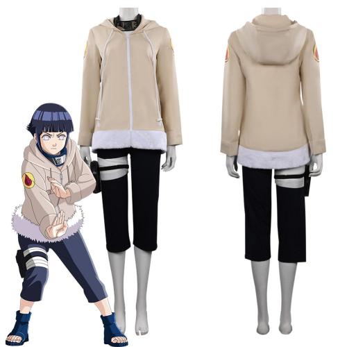 Kids Naruto Hinata Hyuuga Outfits Halloween Carnival Suit Cosplay Costume