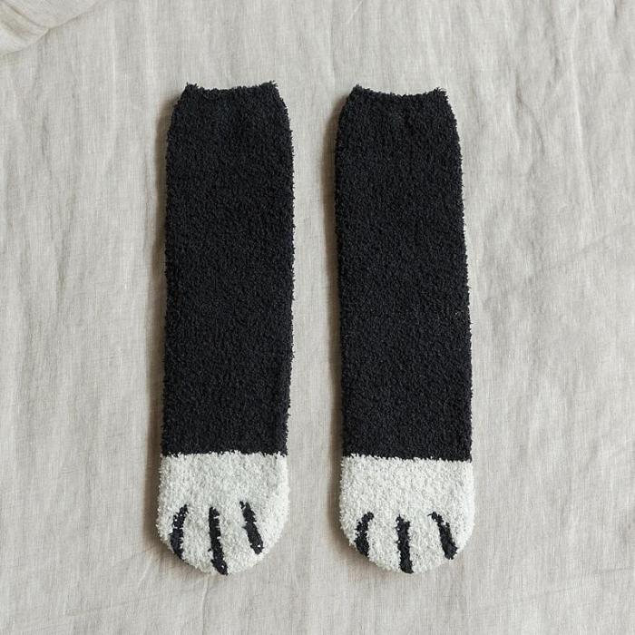 Cute Cat Claws Thick Warm Socks (3 Pairs)