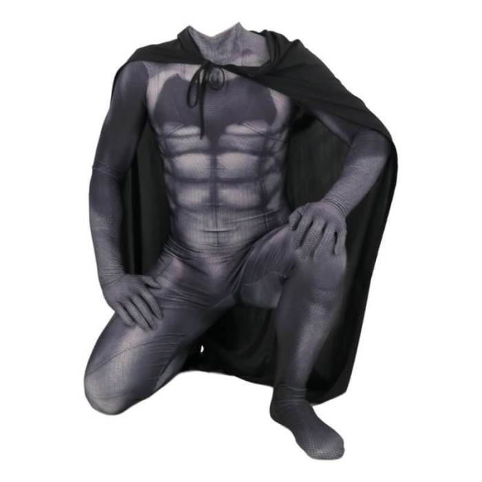 Dawn Of Justice Bruce Wayne Batman Cosplay Costume Bodysuit With Cloak