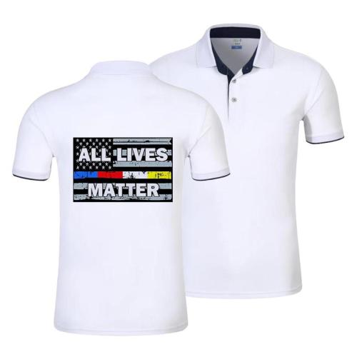 Black Lives Matter T-Shirt For Mens Womens Unisex Cotton Tops Polo