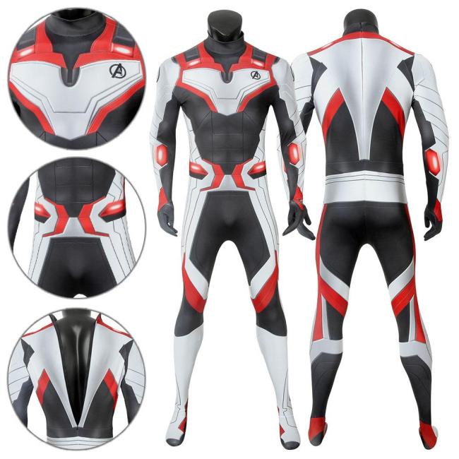 Quantum Realm Male Suits Avengers 4 :Endgame Jumpsuit Cosplay Costume -