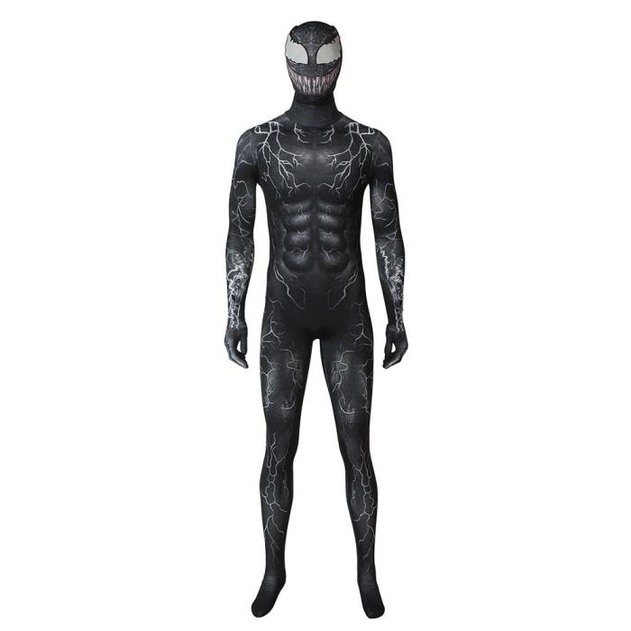 Venom Edward Eddie Brock Jumpsuit Cosplay Costume -