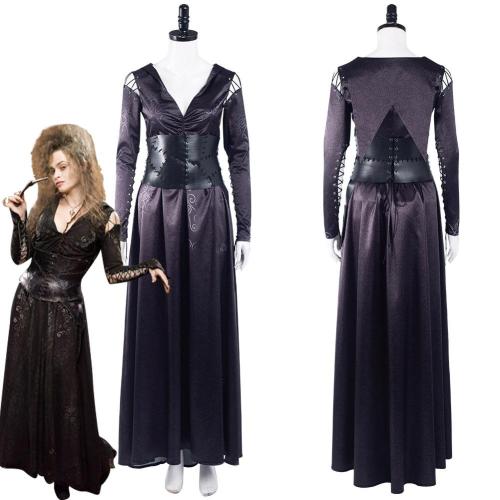 Harry Potter Bellatrix Lestrange Halloween Carnival Suit Cosplay Costume