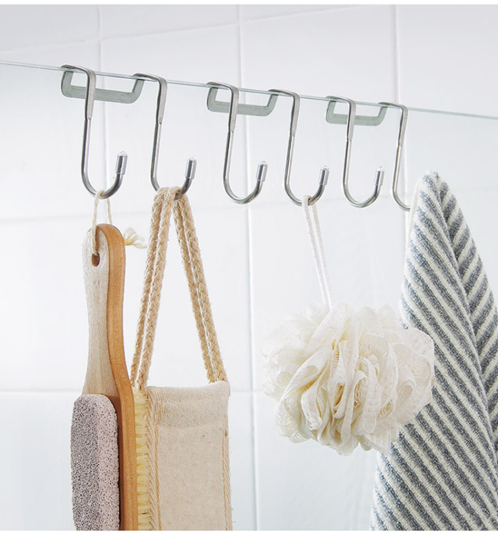 Multifunctional S-Shaped Bathroom Kitchen Hook Hanger