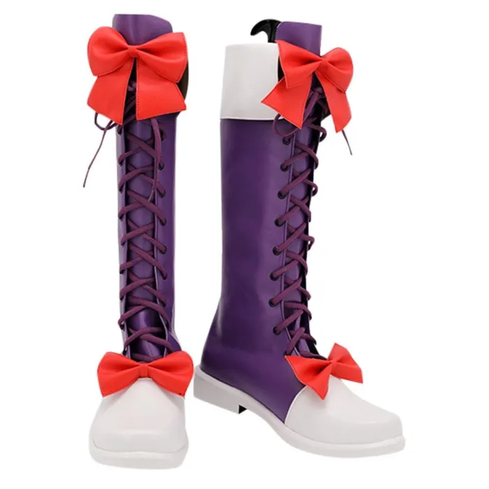 Anime High-Rise Invasion Maid-Fuku Kamen Boots Halloween Costumes Accessory Cosplay Shoes