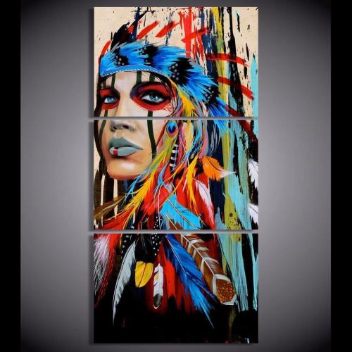 Native American Indian Hd Canvas