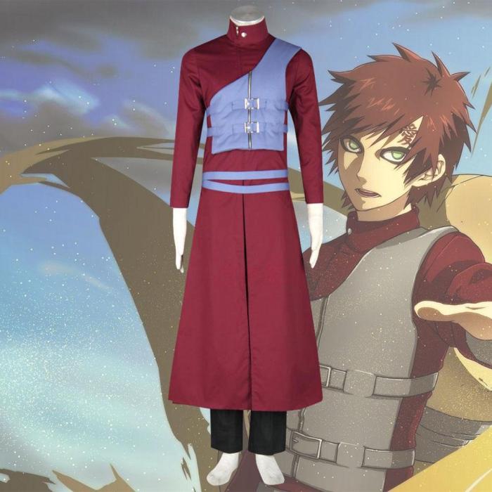 Gaara From Naruto Halloween Cosplay Costume