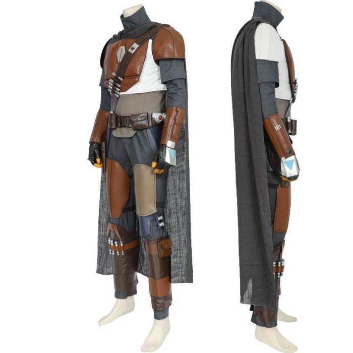 Star Wars The Mandalorians Battle Suit Cosplay Costumes Outfit Set