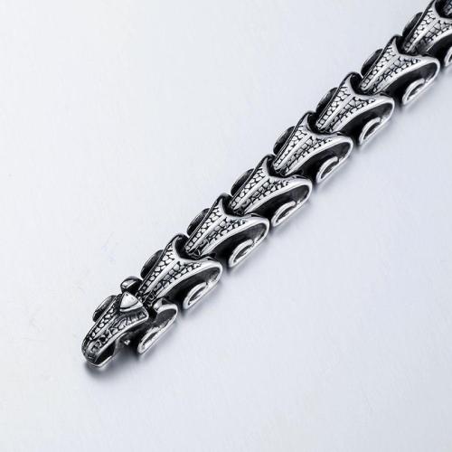 Eternal Dragon Steel Bracelet