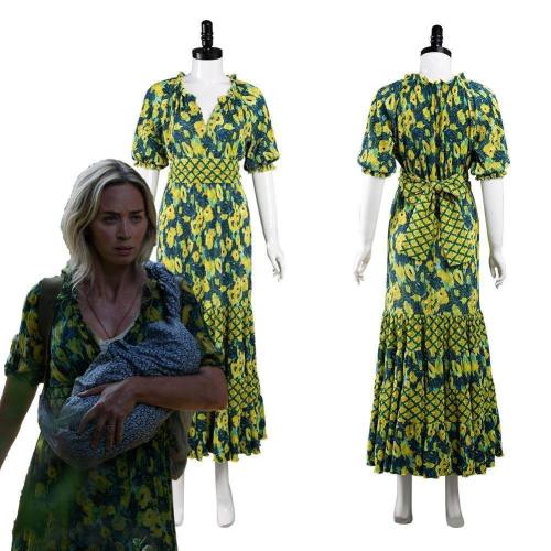 A Quiet Place 2 Evelyn Abbott Outfits Halloween Carnival Suit Cosplay Costume