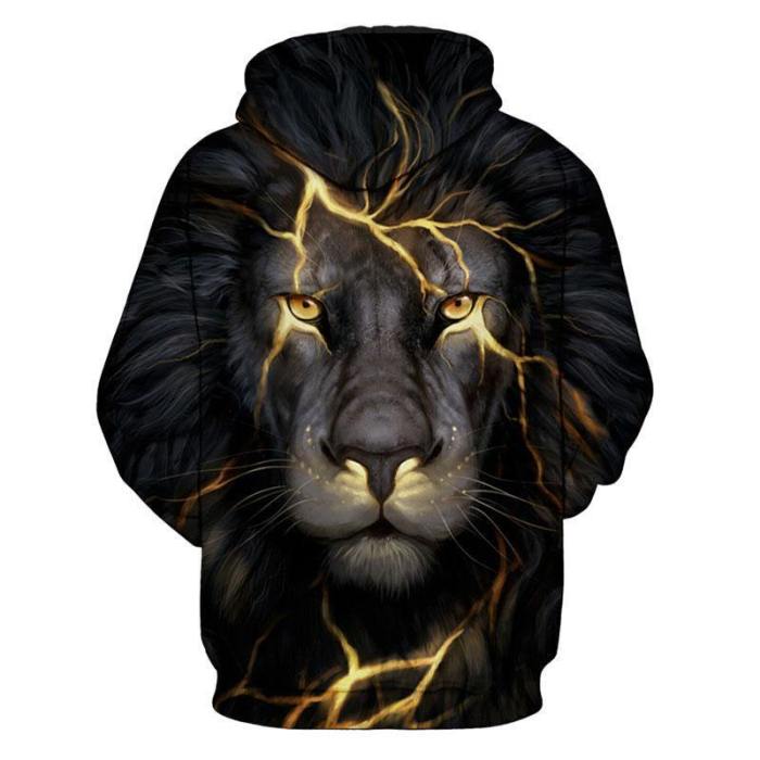 Lightning Lion 3D Hoodie