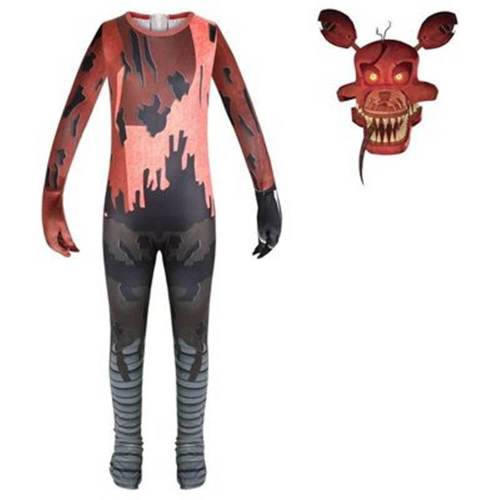 Kids Phantom Freddy Cosplay Costume Bodysuit Halloween Party Clothing
