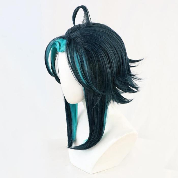 Xiao From Genshin Impact Halloween Green Cosplay Wig